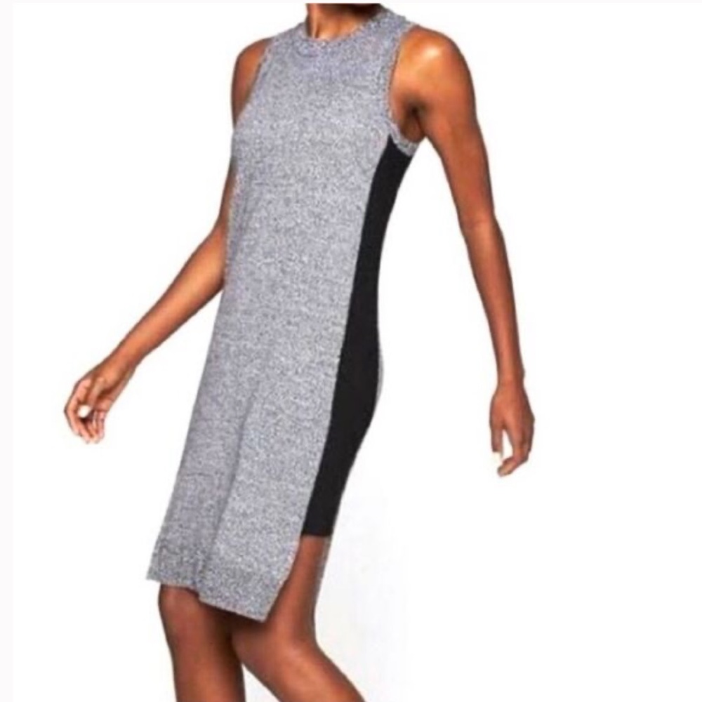 Athleta Merino Sleeveless Midi Dress Merino extra fine Wool W1918 Sz S